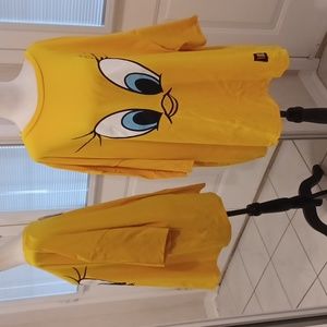 2/$50 New Yellow Tweety Bird Tee - Size 4XL (US20)